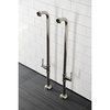 Aqua Vintage AE810S6DKL Freestanding Tub Supply Line, Polished Nickel AE810S6DKL